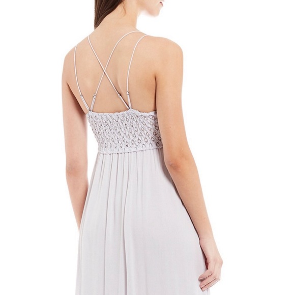 Free People Adella Maxi Dress in Silver - Picture 3 of 9